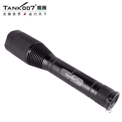 TANK007探客CI03大勻光伸縮調(diào)焦式手電投射、無(wú)干擾雜散光