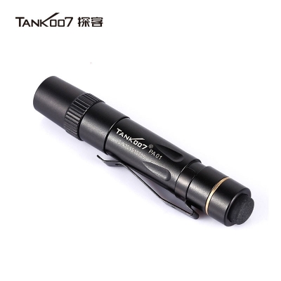 TANK007探客迷你醫(yī)生白光LED日常家用7號(hào)小手電筒AAA電池筆帽燈PA01