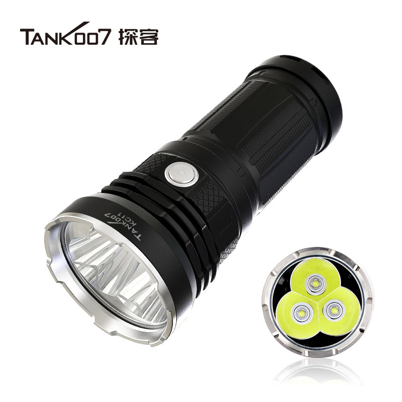 TANK007探客KC11強光戶(hù)外搜索手電 大功率LED強光..