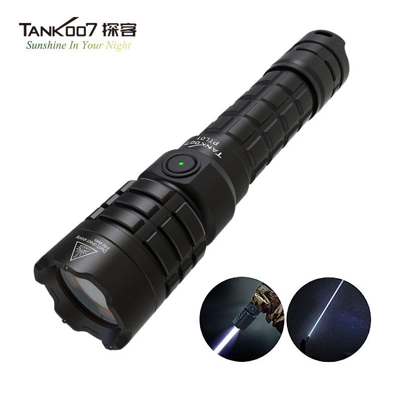 TANK007探客PTL01戰術(shù)型白色激光手電筒 大功率強光..